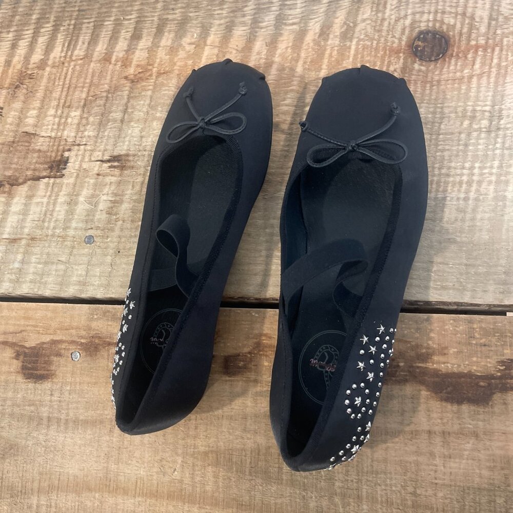 Jeffrey Campbell x FP x UL Stars Align Ballet Flats NWOB Black Size 7.5 - Picture 4 of 12